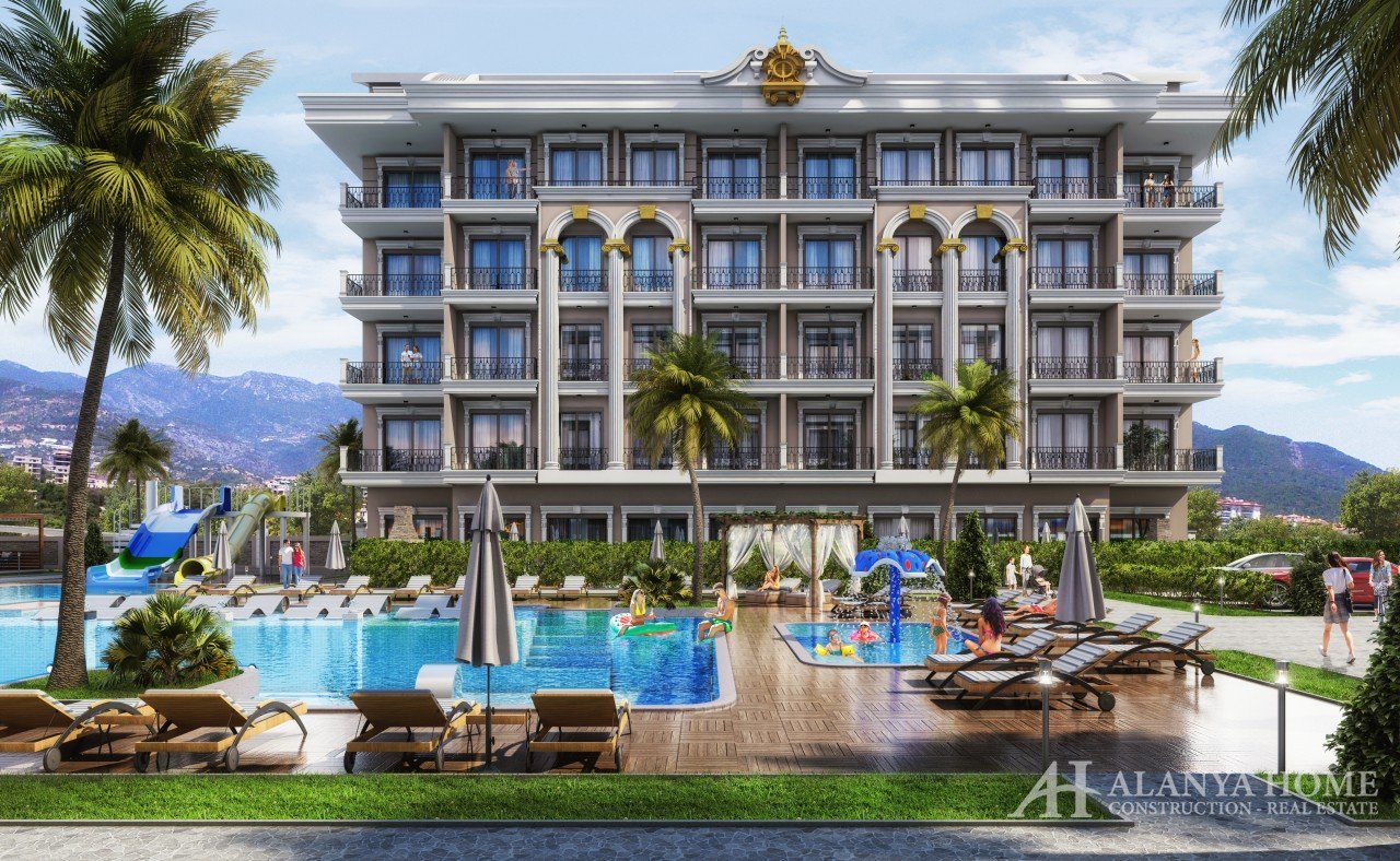 Voyage Deluxe Haluk Bey Begon Oba Alanya Antalya Turkey purchase sale property of a furnished one-be